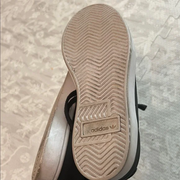 Adidas Black and White Casual Sneakers - Picture 2 of 5